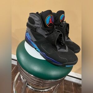 Air Jordan 8 (eight) aqua size 12 - with OG box - like new